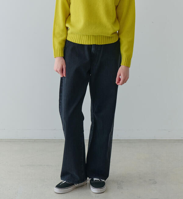  「THE SHINZONE |〈別注〉HIGH WAIST DENIM BLACK WOMEN」|デニム|