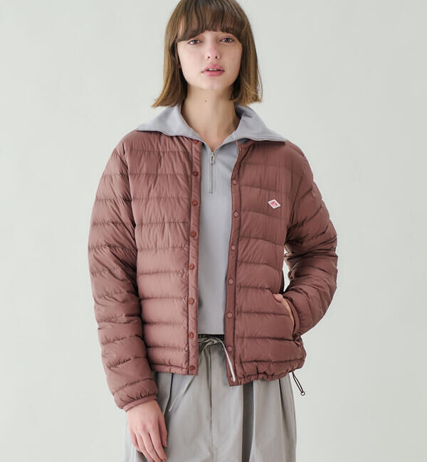 【DANTON】✳︎かわいいクルーネック インナーダウンジャケット✳︎34サイズ DANTON | クルーネック インナーダウンジャケット WOMEN（DANTON