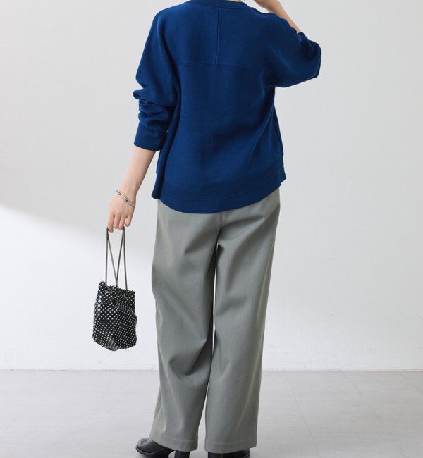  「スウェットライクラウンドヘムニット」|ニット・セーター|