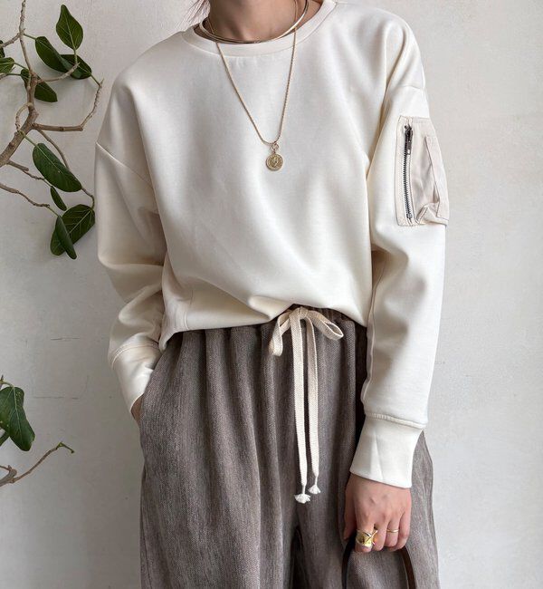  「【WEB限定】MA1ポケットプルオーバー＋タイトスカートセット」|スーツ|