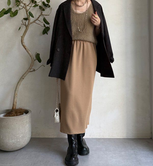  「【WEB限定】MA1ポケットプルオーバー＋タイトスカートセット」|スーツ|