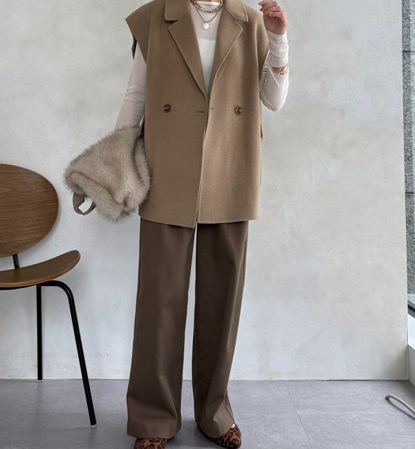  「裏起毛ボンディングパンツ」|チノ|