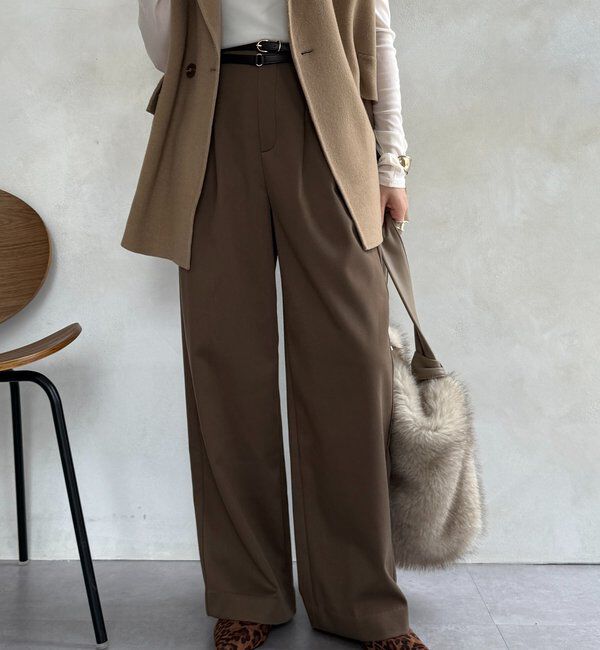  「裏起毛ボンディングパンツ」|チノ|