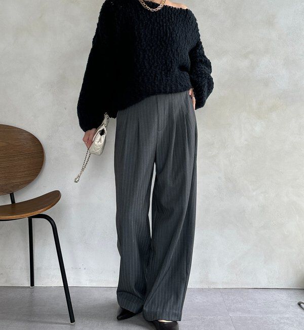  「裏起毛ボンディングパンツ」|チノ|