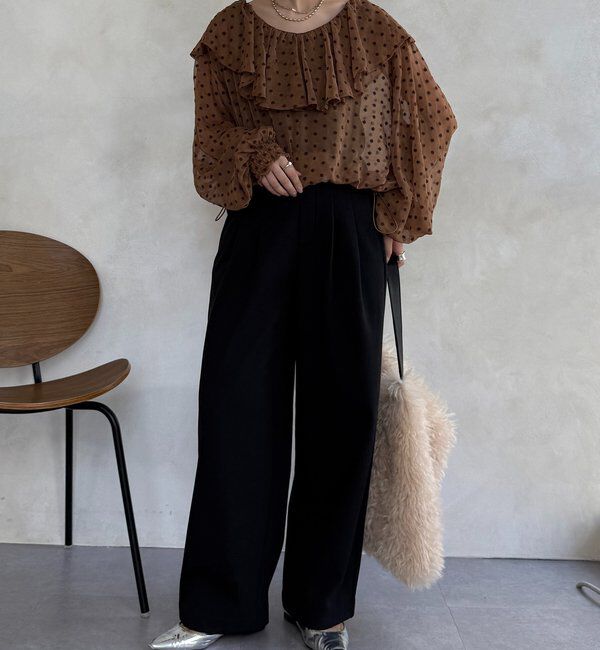  「裏起毛ボンディングパンツ」|チノ|