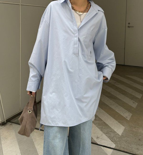  「DD刺繍チュニックシャツ」|シャツ・ブラウス|