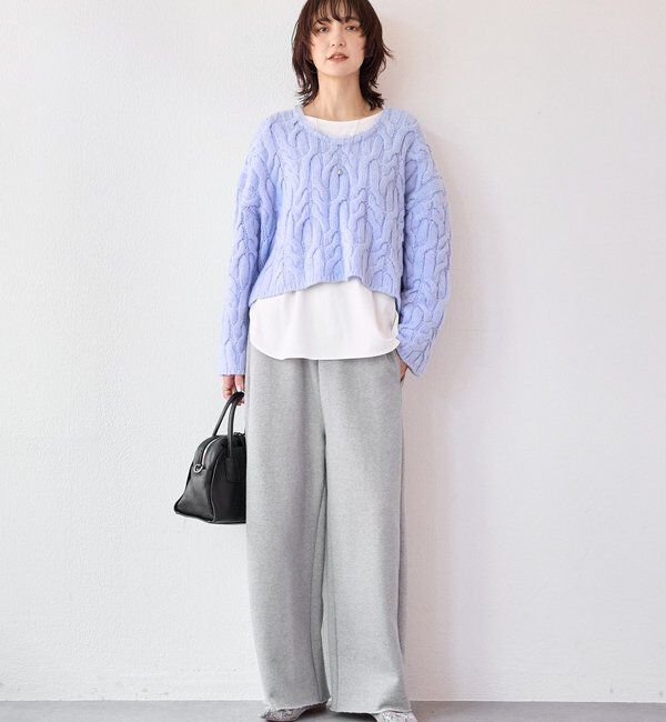  「【リラックスした履き心地】裏起毛スウェットパンツ」|チノ|