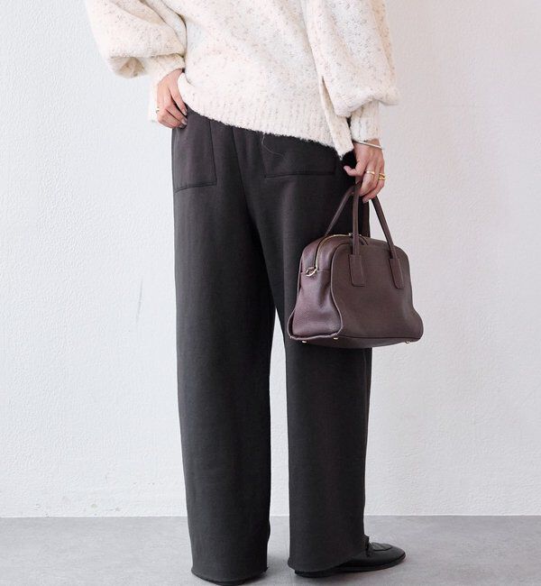  「【リラックスした履き心地】裏起毛スウェットパンツ」|チノ|