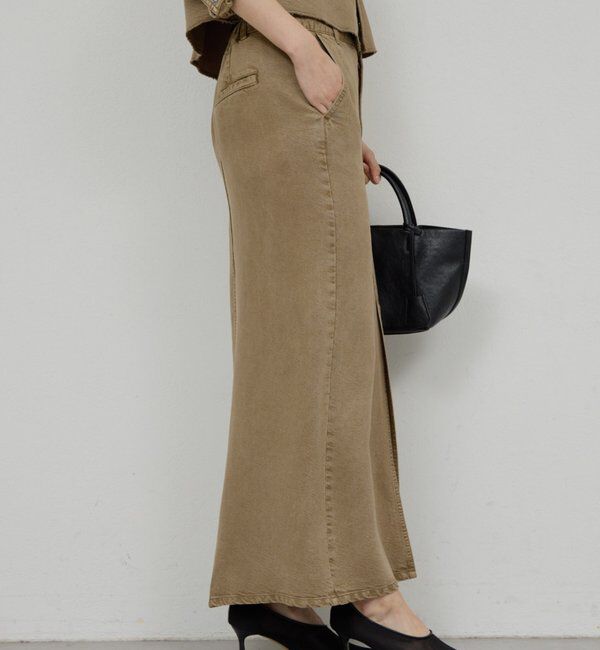  「【セットアップ対応】リヨセルスリットスカート」|スカート|