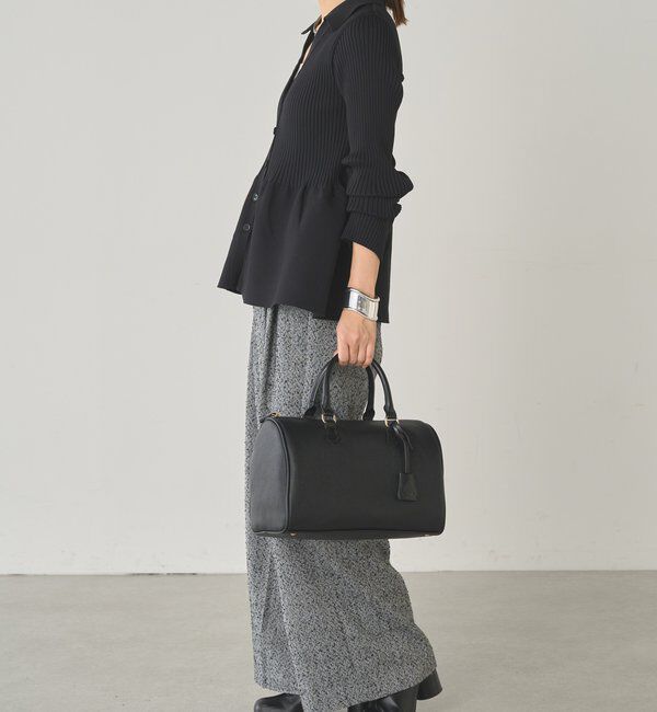  「ペプラム衿カーデ」|ニット・セーター|