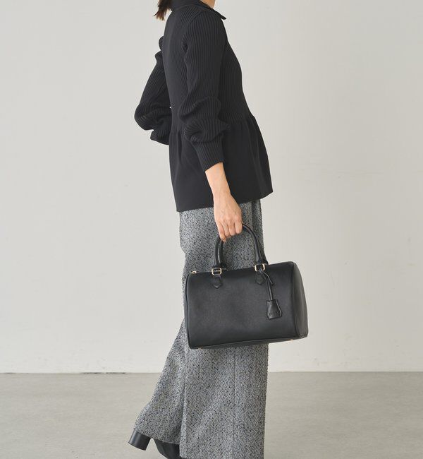  「ペプラム衿カーデ」|ニット・セーター|