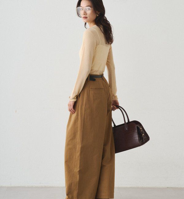  「シアーニットプルオーバー」|ニット・セーター|