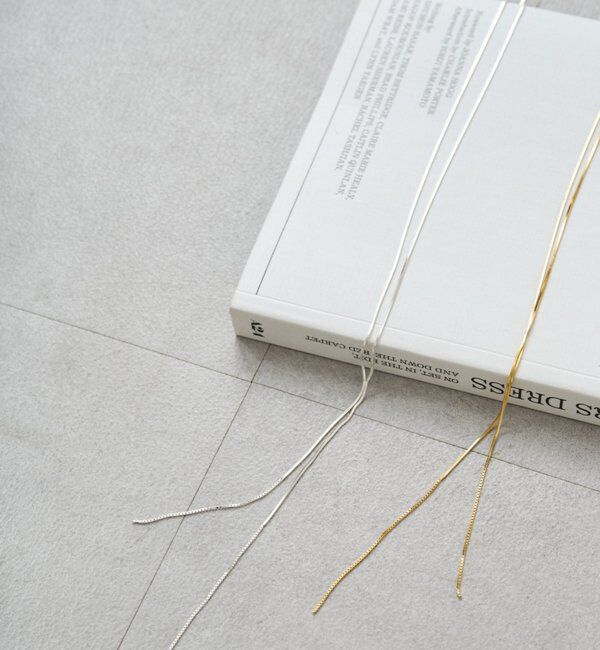  「【GALENA/ガレナ】SV925スキニーネックレス」|リング|