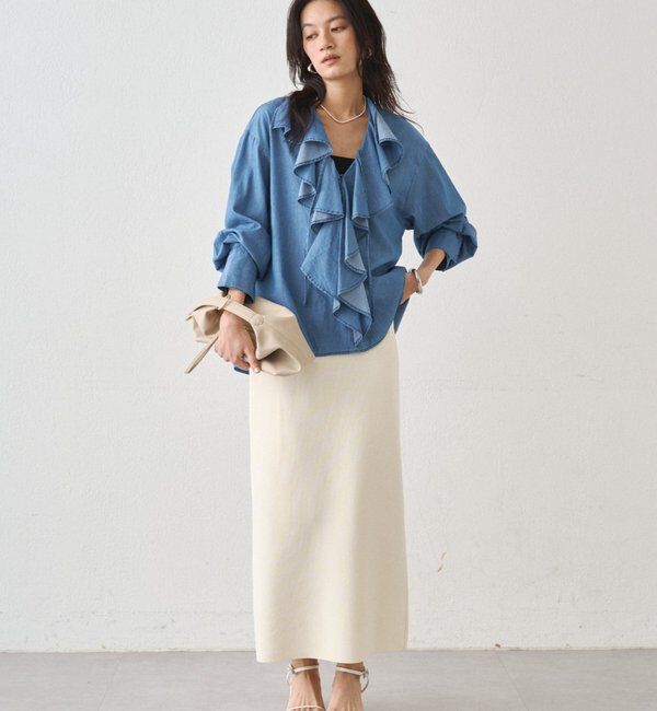  「フリルカラーブラウス」|シャツ・ブラウス|