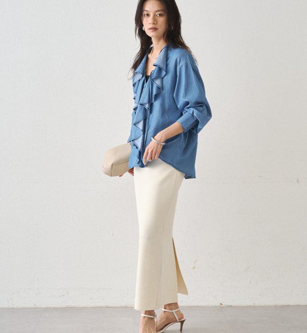  「フリルカラーブラウス」|シャツ・ブラウス|