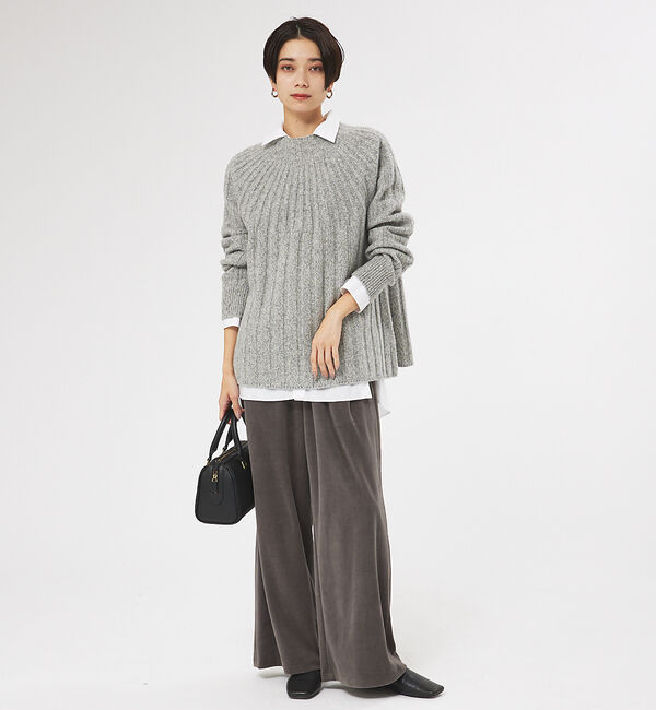 collex「ミックスヤーンニットプルオーバー」|ニット・セーター|