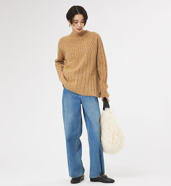 collex「ミックスヤーンニットプルオーバー」|ニット・セーター|