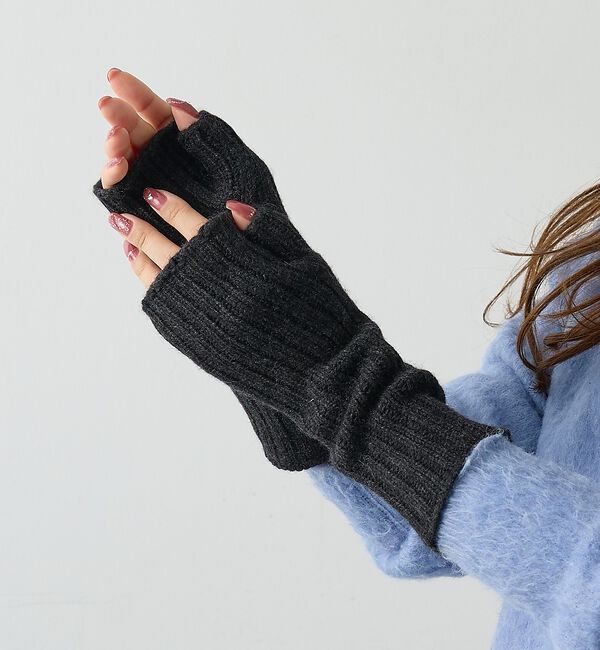 collex「【WILLIAM BRUNTON】カシミヤリブリストウォーマー」|手袋|