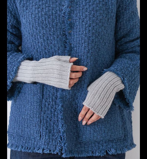 collex「【WILLIAM BRUNTON】カシミヤリブリストウォーマー」|手袋|