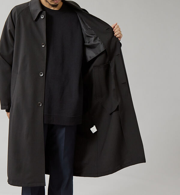 ABAHOUSE「ポリツイル  オーバーサイズ ステンカラー コート」|ステンカラーコート|