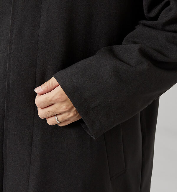 ABAHOUSE「ポリツイル  オーバーサイズ ステンカラー コート」|ステンカラーコート|