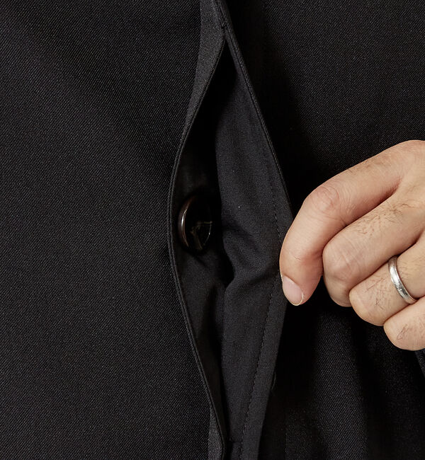 ABAHOUSE「ポリツイル  オーバーサイズ ステンカラー コート」|ステンカラーコート|