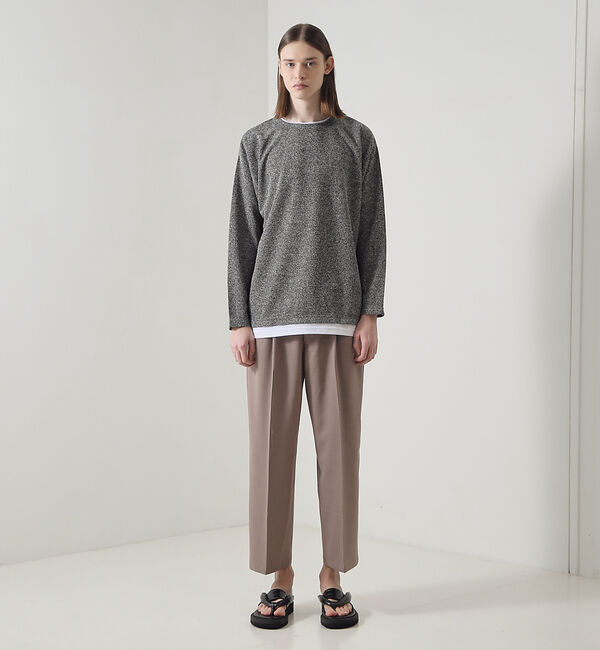 ABAHOUSE「メランジパイルフェイクレイヤード/ロングTシャツ」|Tシャツ・カットソー|