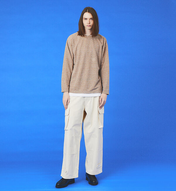 ABAHOUSE「メランジパイルフェイクレイヤード/ロングTシャツ」|Tシャツ・カットソー|