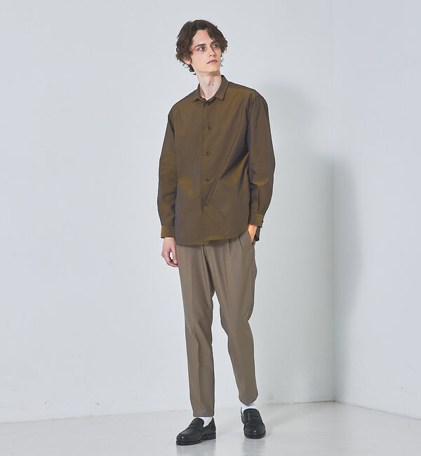 ABAHOUSE「【玉虫シャンブレー】オーバーサイズ シャツアウター」|シャツ・ブラウス|