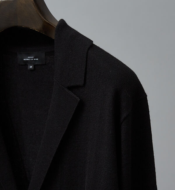 ABAHOUSE「【カシミアタッチ】Pure Merino ジャケットカーディガン / ニットカー」|カーディガン|