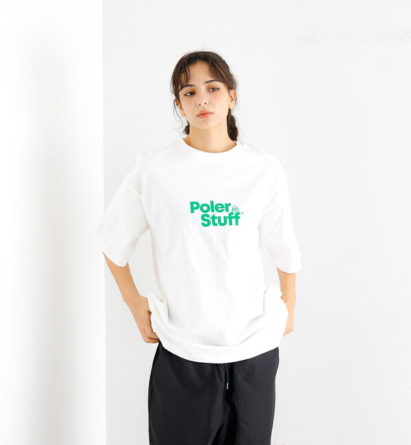 ABAHOUSE「【POLeR/ポーラー】 STUFF RELAX TEE/スタッフロゴ/リラック」|Tシャツ・カットソー|