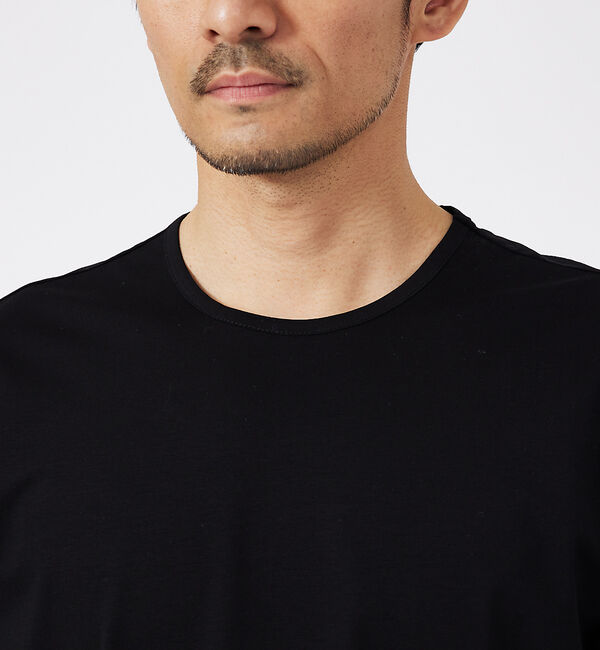 ABAHOUSE「【通年生地使用】シルケット天竺 半袖Tシャツ」|Tシャツ・カットソー|