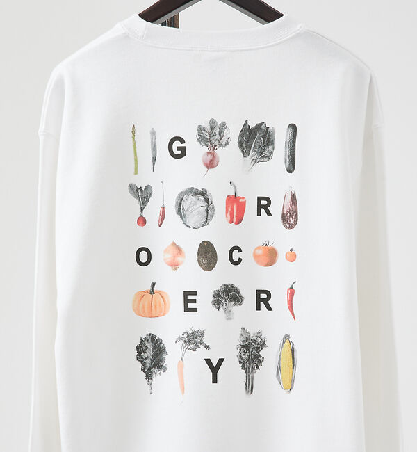 ABAHOUSE「【PORTLAND-GROCERY】バックプリント クルーネックスウェット /」|スウェット・ジャージ|