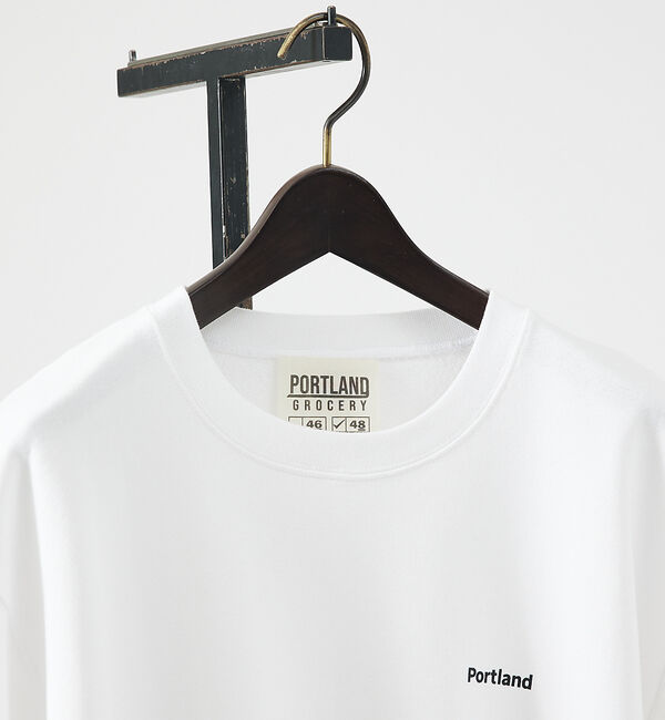 ABAHOUSE「【PORTLAND-GROCERY】バックプリント クルーネックスウェット /」|スウェット・ジャージ|