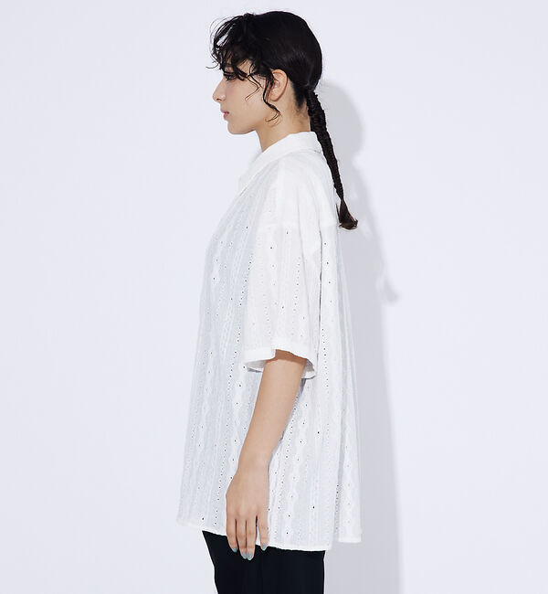 ABAHOUSE「【Revo./レボ】Relax Fit /リラックスフィット /Sheer Ja」|シャツ・ブラウス|