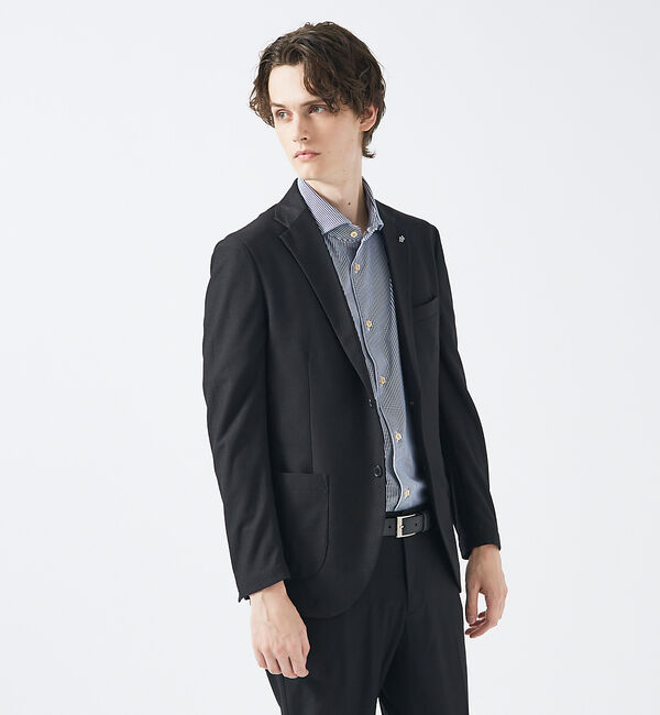 ABAHOUSE「【セットアップ対応/FLEX JACKET】トリコット メッシュジャケット /」|テーラードジャケット|