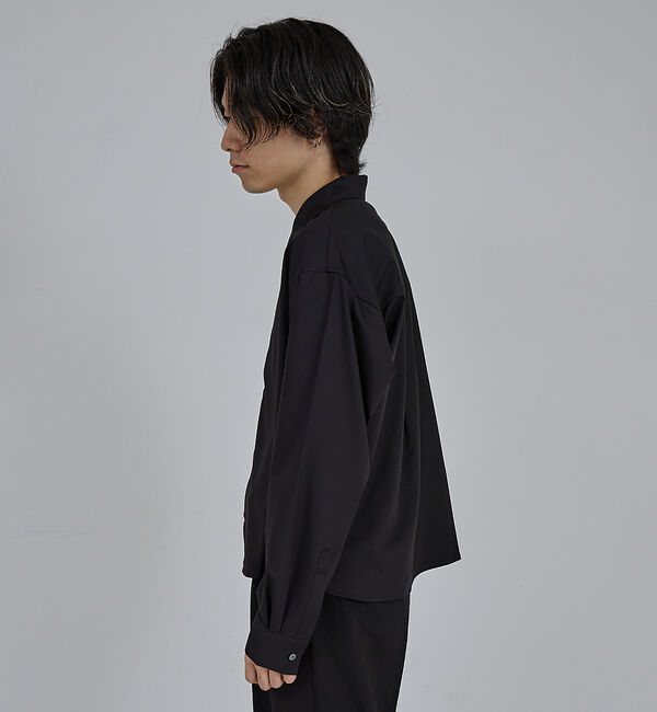 ABAHOUSE「【AH ABAHOUSE】 ロングスリーブ クロップドシャツ」|シャツ・ブラウス|