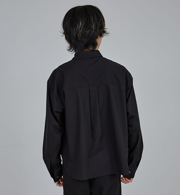 ABAHOUSE「【AH ABAHOUSE】 ロングスリーブ クロップドシャツ」|シャツ・ブラウス|