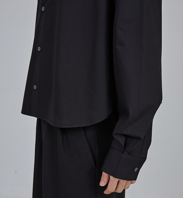 ABAHOUSE「【AH ABAHOUSE】 ロングスリーブ クロップドシャツ」|シャツ・ブラウス|