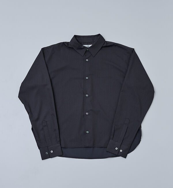 ABAHOUSE「【AH ABAHOUSE】 ロングスリーブ クロップドシャツ」|シャツ・ブラウス|