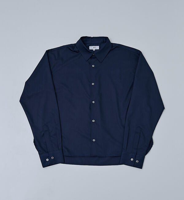 ABAHOUSE「【AH ABAHOUSE】 ロングスリーブ クロップドシャツ」|シャツ・ブラウス|