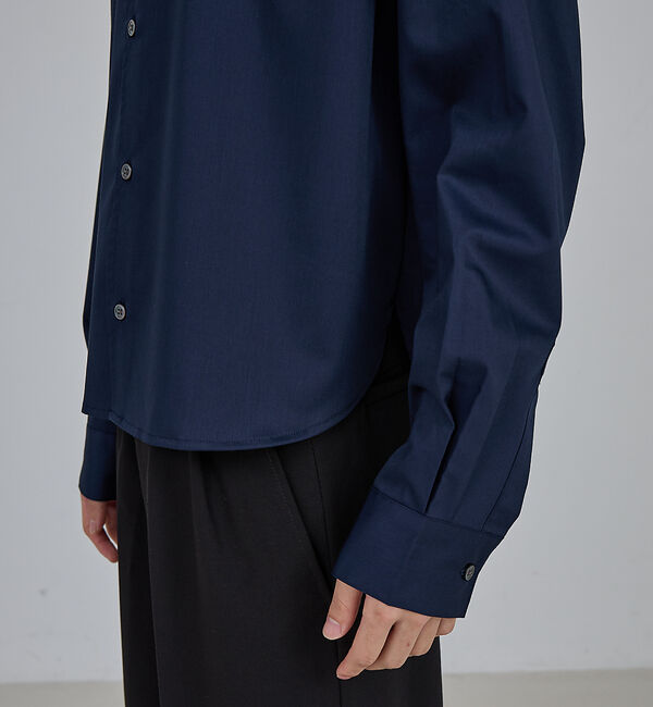 ABAHOUSE「【AH ABAHOUSE】 ロングスリーブ クロップドシャツ」|シャツ・ブラウス|