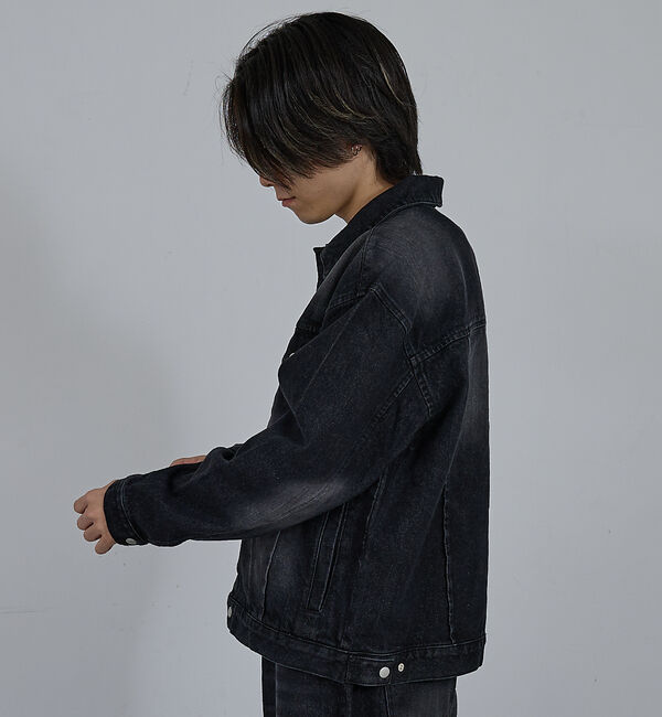 ABAHOUSE「【AH ABAHOUSE】ヴィンテージライク ブラスト デニムジャケット / セ」|その他|