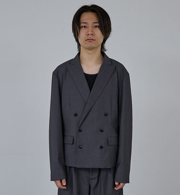 ABAHOUSE「【AH ABAHOUSE】クロップド ダブルテーラードジャケット / セットアッ」|その他|