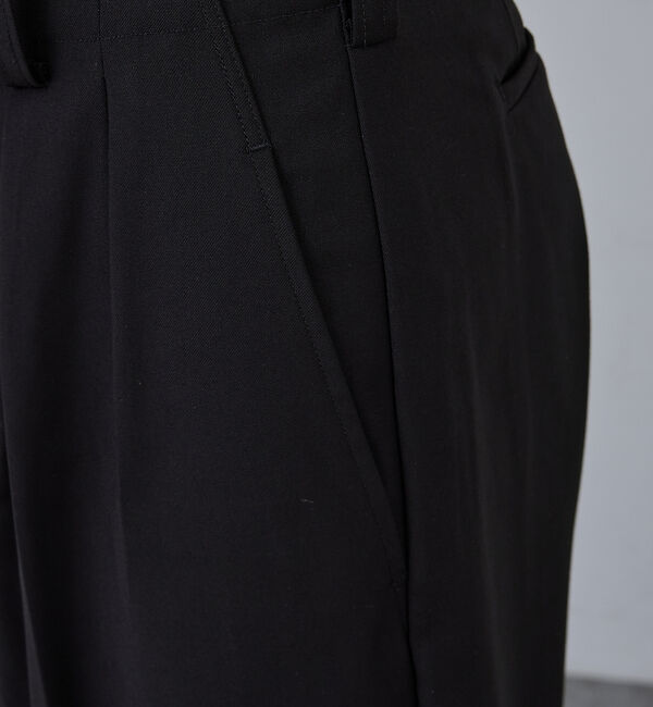 ABAHOUSE「【AH ABAHOUSE】2タック ワイドストレートスラックス / セットアップ」|スラックス|