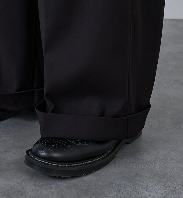 ABAHOUSE「【AH ABAHOUSE】2タック ワイドストレートスラックス / セットアップ」|スラックス|