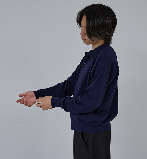 ABAHOUSE「【AH ABAHOUSE】カシミヤタッチ ニットシャツカーディガン」|ニット・セーター|