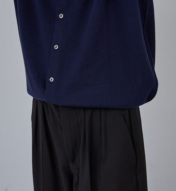 ABAHOUSE「【AH ABAHOUSE】カシミヤタッチ ニットシャツカーディガン」|ニット・セーター|