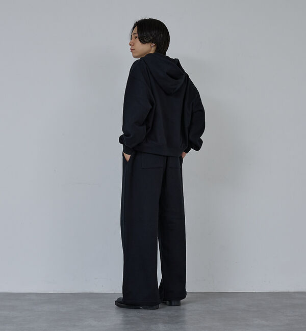 ABAHOUSE「【AH ABAHOUSE】クロップド ダブルジップ スウェットフーディー / セ」|パーカー|