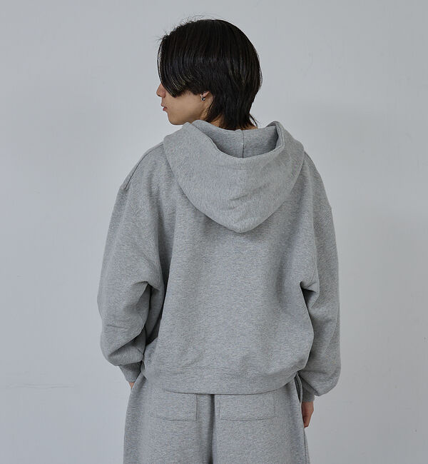 ABAHOUSE「【AH ABAHOUSE】クロップド ダブルジップ スウェットフーディー / セ」|パーカー|